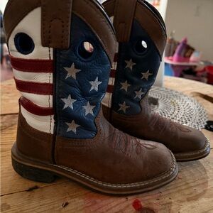 Kids Patriotic Cowboy Boots